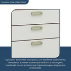 Cozinha Compacta 4 Portas 3 Gavetas Ravena Freijó/ Off-white