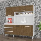 Cozinha Compacta 4 Portas Florença Ii Incorplac Branco/malbec