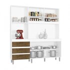 Cozinha Compacta 4 Portas Florença Ii Incorplac Branco/malbec