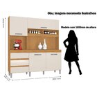 Cozinha Compacta 4 Portas Florença Ii Incorplac Cedro Imperia