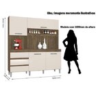 Cozinha Compacta 4 Portas Florença Ii Incorplac Teka/champanhe