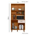 Cozinha Compacta 4p 1g 90 Cm Izzi Pln