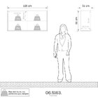 Cozinha Compacta 5 Peças 10 Portas 4 Gavetas Top Class Branco