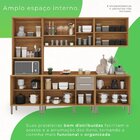 Cozinha Compacta 5 Peças 13 Portas 2 Gavetas Paris Cinamomo/o