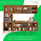 Cozinha Compacta 5 Peças 13 Portas 2 Gavetas Paris Sallêto Mó