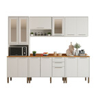 Cozinha Compacta 5 Peças 13 Portas 2 Gavetas Paris Sallêto Mó