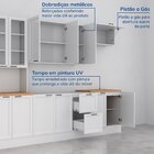 Cozinha Compacta 5 Peças 1 Paneleiro Duplo 2 Aéreos 2 Balcões