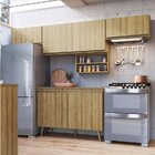 Cozinha Compacta 5 Peças 6 Portas 2 Nichos Porta Tempero One