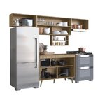 Cozinha Compacta 5 Peças 6 Portas 2 Nichos Porta Tempero One