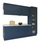 Cozinha Compacta 5 Peças 6 Portas 6 Gavetas Sevilha Azul/cinza