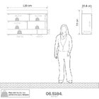 Cozinha Compacta 5 Peças 7 Portas 4 Gavetas Confort Cinamomo