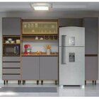 Cozinha Compacta 5 Peças 7 Portas 4 Gavetas Confort Cinamomo/