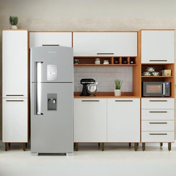 Cozinha Compacta 5 Peças 7 Portas 4 Gavetas Evolution Plus Fr