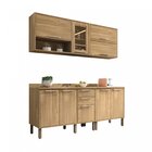 Cozinha Compacta 5 Peças 9 Portas 2 Gavetas Montreal Sallêto