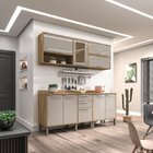 Cozinha Compacta 5 Peças 9 Portas 2 Gavetas Montreal Sallêto