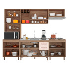 Cozinha Compacta 5 Peças Balcão Pia/cuba Barcelona Poliman Mó