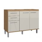 Cozinha Compacta 5 Peças Com 1 Balcão, 2 Armários Aéreos E 2