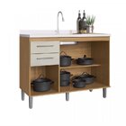 Cozinha Compacta 5 Peças Com 1 Balcão, 2 Armários Aéreos E 2