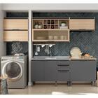 Cozinha Compacta 5 Peças Com Balcão Para Pia Barcelona Multim