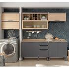 Cozinha Compacta 5 Peças Com Balcão Para Pia Barcelona Multim