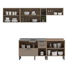 Cozinha Compacta 5 Peças Com Balcão Para Pia Juliete Multimóv