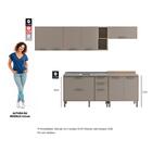 Cozinha Compacta 5 Peças Com Balcão Para Pia Juliete Multimóv
