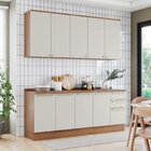 Cozinha Compacta 5 Peças Com Com Tampo Yasmin Espresso Móveis