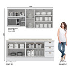 Cozinha Compacta 5 Peças Com Tampo Amy Casa 812