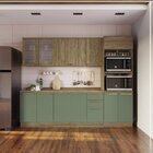 Cozinha Compacta 5 Peças Com Tampo E Torre Quente Botanic Nog