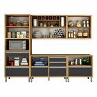 Cozinha Compacta 5 Peças Com Tampo Jade Chf Móveis