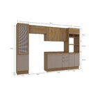 Cozinha Compacta 5 Peças Com Torre Quente E Paneleiro Botanic