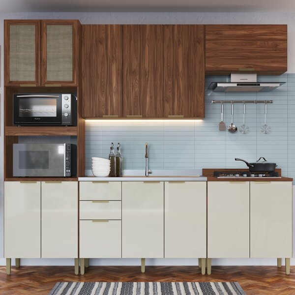 Cozinha Compacta 5 Peças Montenegro Wuengue/cristalo