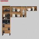 Cozinha Compacta 5 Portas 1 Porta Basculante 3 Gavetas Lazuli