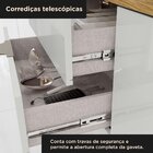 Cozinha Compacta 5 Portas 2 Gavetas Sara Marrocos/off White