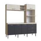 Cozinha Compacta 5 Portas 3 Gavetas 2 Nichos Aline Irm Móveis