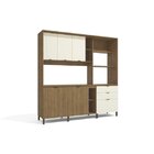 Cozinha Compacta 5 Portas 3 Gavetas Com Tampo J791 Kappesberg