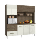 Cozinha Compacta 5 Portas 3 Gavetas Lory Aramóveis