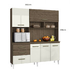 Cozinha Compacta 5 Portas 3 Gavetas Lory Aramóveis