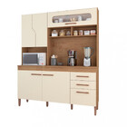 Cozinha Compacta 5 Portas 3 Gavetas Mônaco New Atualle