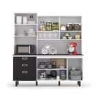 Cozinha Compacta 5 Portas 3 Gavetas Ravena Batrol Móveis Bran