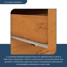 Cozinha Compacta 5 Portas 3 Gavetas Ravena Freijó/ Off-white