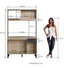 Cozinha Compacta 5 Portas E 1 Gaveta Pietra Delmarco Móveis P