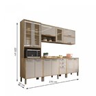 Cozinha Compacta 6 Peças 13 Portas 2 Gavetas Montreal Sallêto