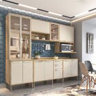 Cozinha Compacta 6 Peças 13 Portas 2 Gavetas Viena Sallêto Mó