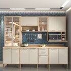 Cozinha Compacta 6 Peças 13 Portas 2 Gavetas Viena Sallêto Mó