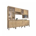 Cozinha Compacta 6 Peças 13 Portas 2 Gavetas Viena Sallêto Mó