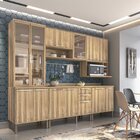 Cozinha Compacta 6 Peças 13 Portas 2 Gavetas Viena Sallêto Mó