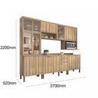 Cozinha Compacta 6 Peças 13 Portas 2 Gavetas Viena Sallêto Mó