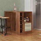 Cozinha Compacta 6 Peças 1 Bancada 2 Aéreos 2 Balcões E 1 Mód