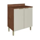 Cozinha Compacta 6 Peças 1 Bancada 2 Aéreos 2 Balcões E 1 Mód